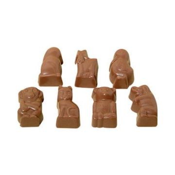 Chocolade figuurtjes melkchocolade - Du Barry 1.75 kg