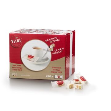 Nougat Vital horecabox - 250 stuks