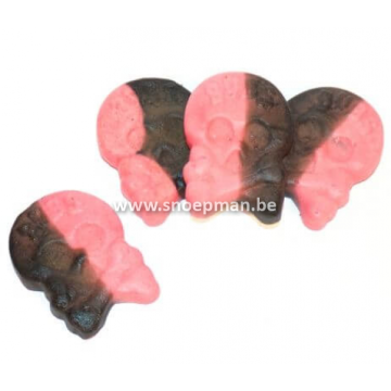 Bubs Foam Raspberry / Liquorice Skulls (224st) 2,8kg