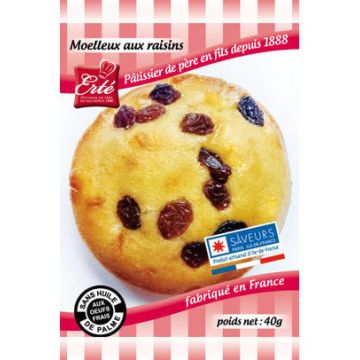 Cake Met Rozijnen Erte 40gr - 50 stuks