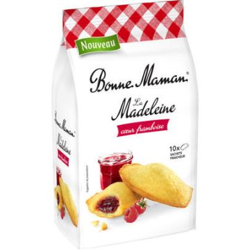Bm Madeleine Coeur Framboos 300gr x 8 stuks