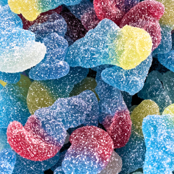 Gesuikerde kabouters van Haribo