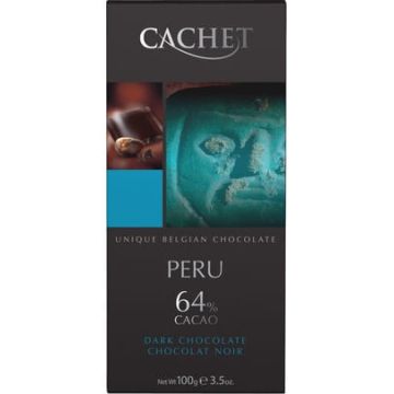 Cachet Tablet Pure Chocola 64% 100gr x 12 stuks