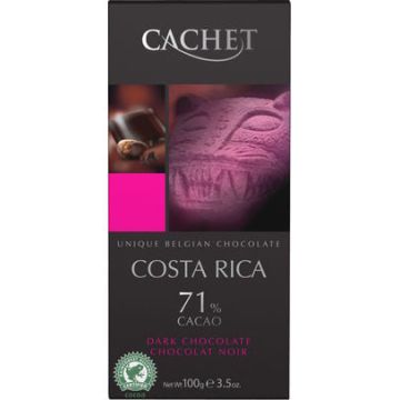 Pure Chocolade 70 Procent Cachet Costa Rica 100gr x 12 stuks