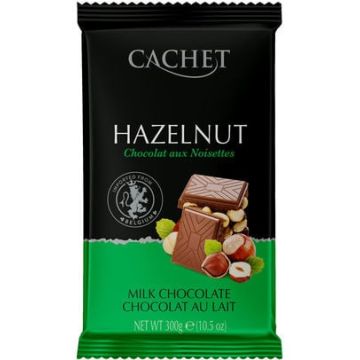 Chocoladereep Met Nootjes Cachet 300gr x 12 stuks