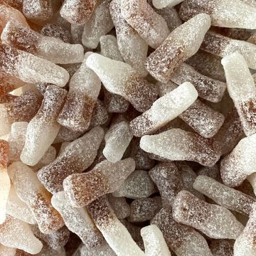 Zure snoep cola flesjes