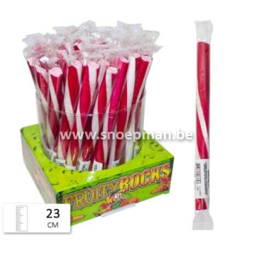 Snoepstok aardbei