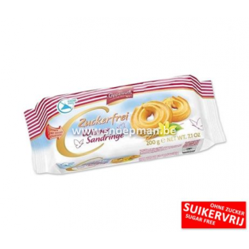 Coppenrath suikervrije zandkoekjes - 200 gram