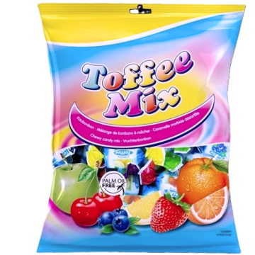 Toffees met fruitsmaak - 1 kg