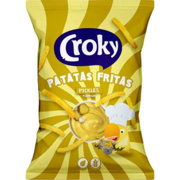 Croky Patatas Fritas Pickles 100gr x 9 stuks