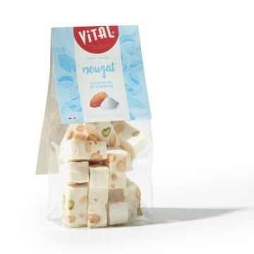 Zakje nougat fleur de sel- 150 gram