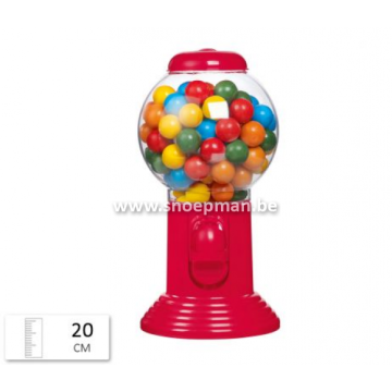 Kauwgomballen automaat 20 cm