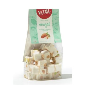 Zakje nougat amandel/pistache- 150 gram