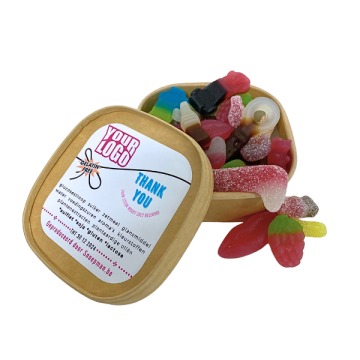 Doosjes snoep- veggie mix- crowdfunding
