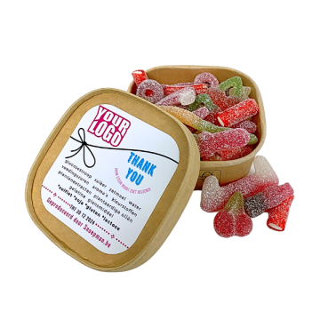 Doosjes snoepjes met zuur/gesuikerde  mix- crowdfunding