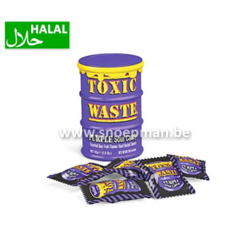 Toxic Waste Purple Sour Candy Drum 42 gr.